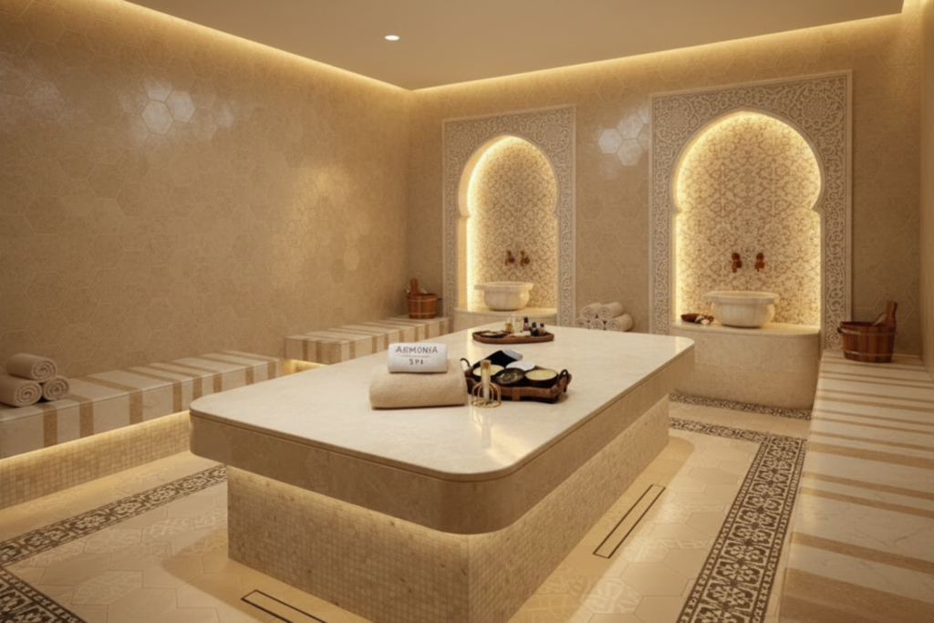Moroccan Bath Supply installation in the UAE