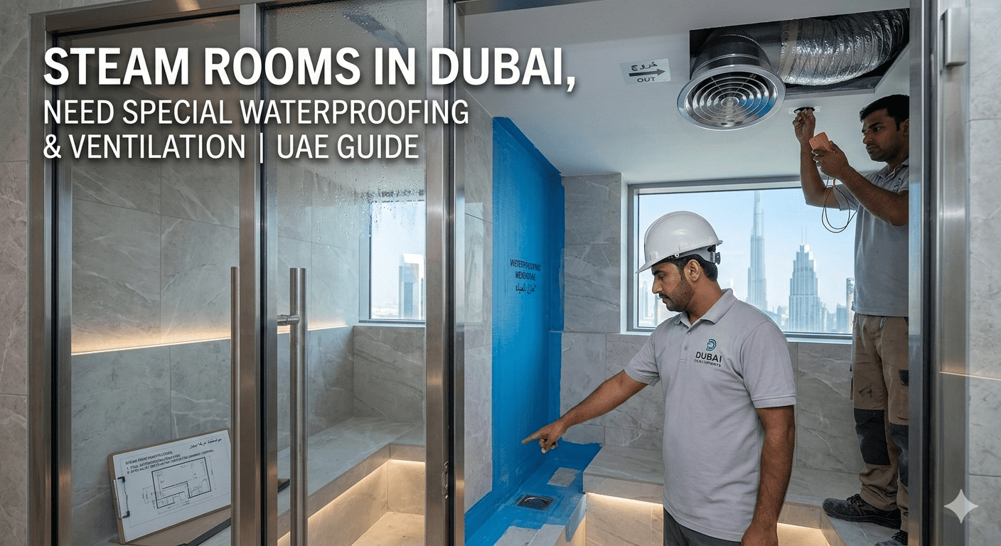Steam Room Waterproofing UAE