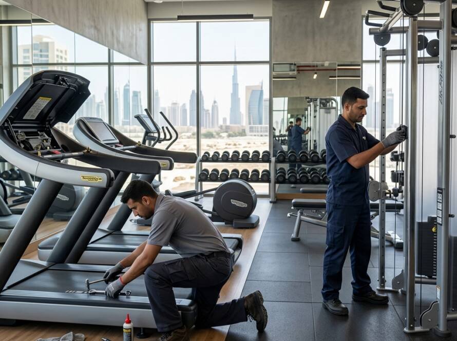 Owner's association gym maintenance UAE