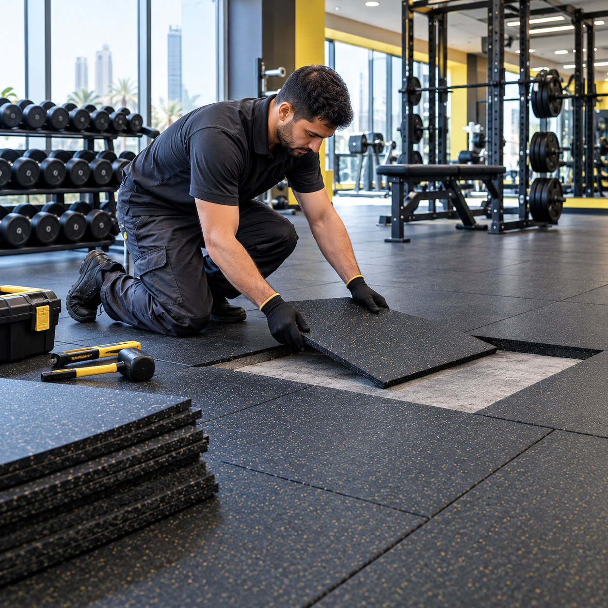 gym flooring maintenance