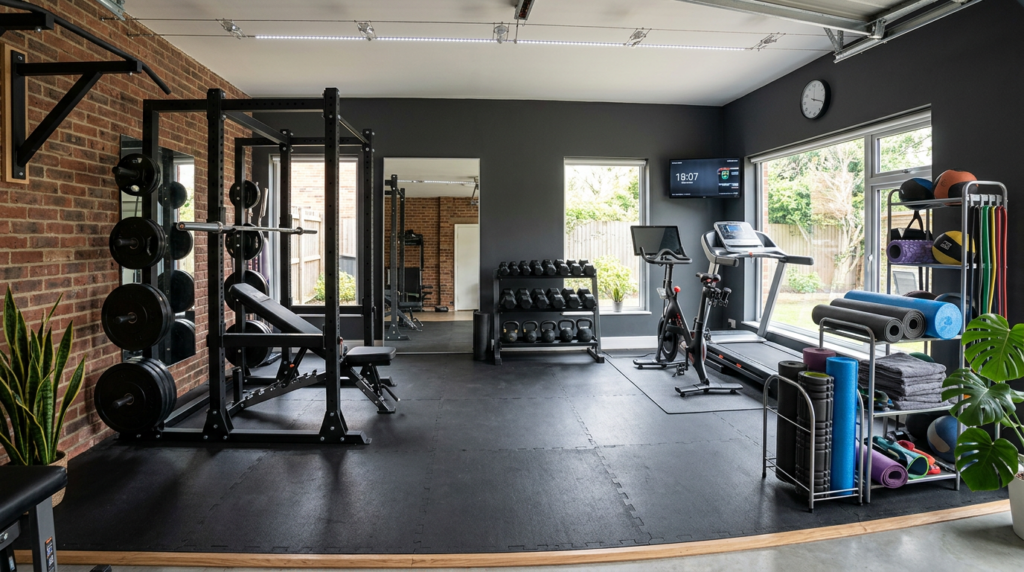 home gym setup in Dubai apartment