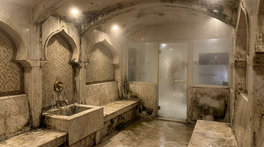 mold in UAE steam rooms