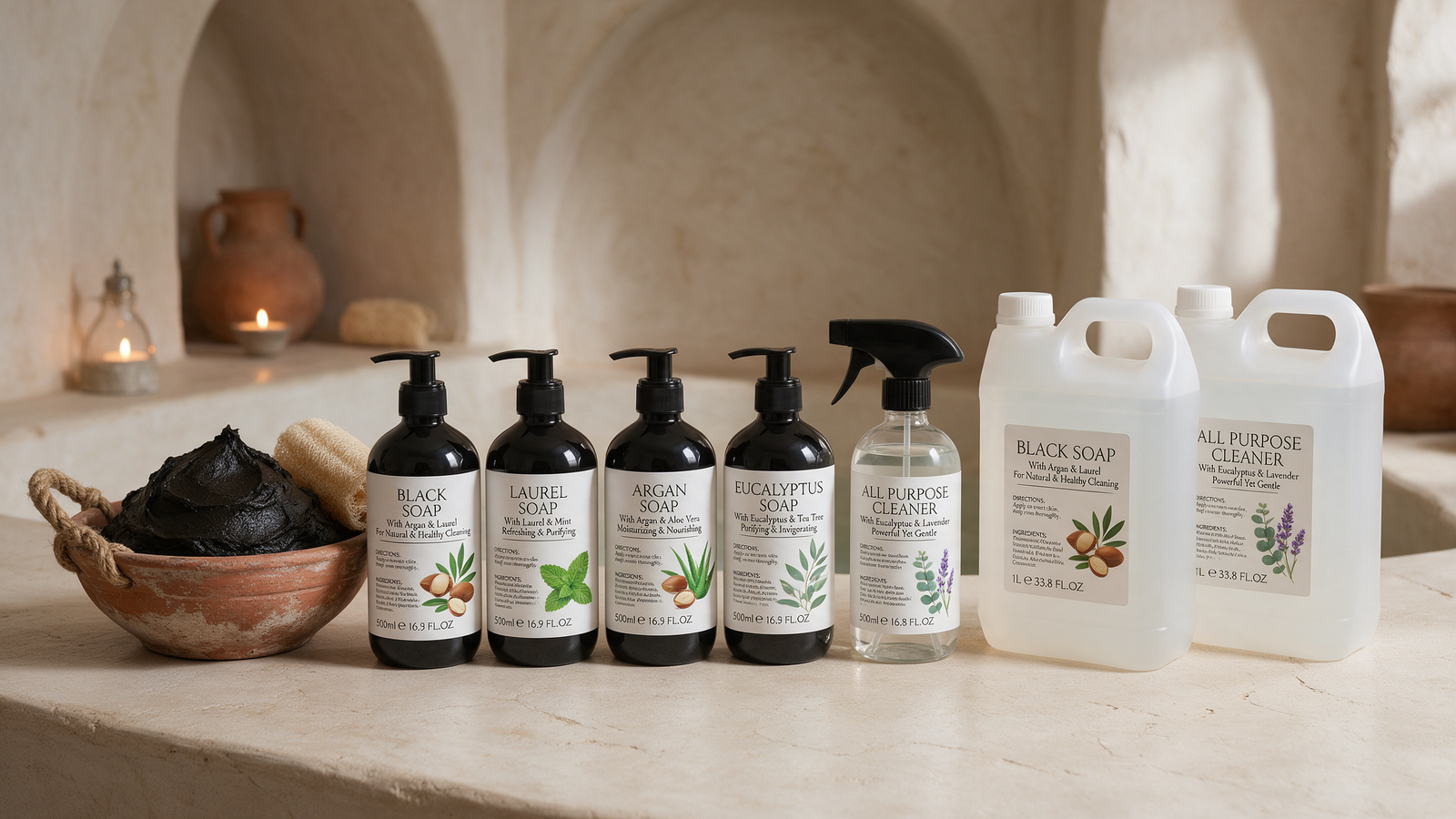 Hammam Black Soap and Cleaning Products: What Is Safe for Natural Stone?